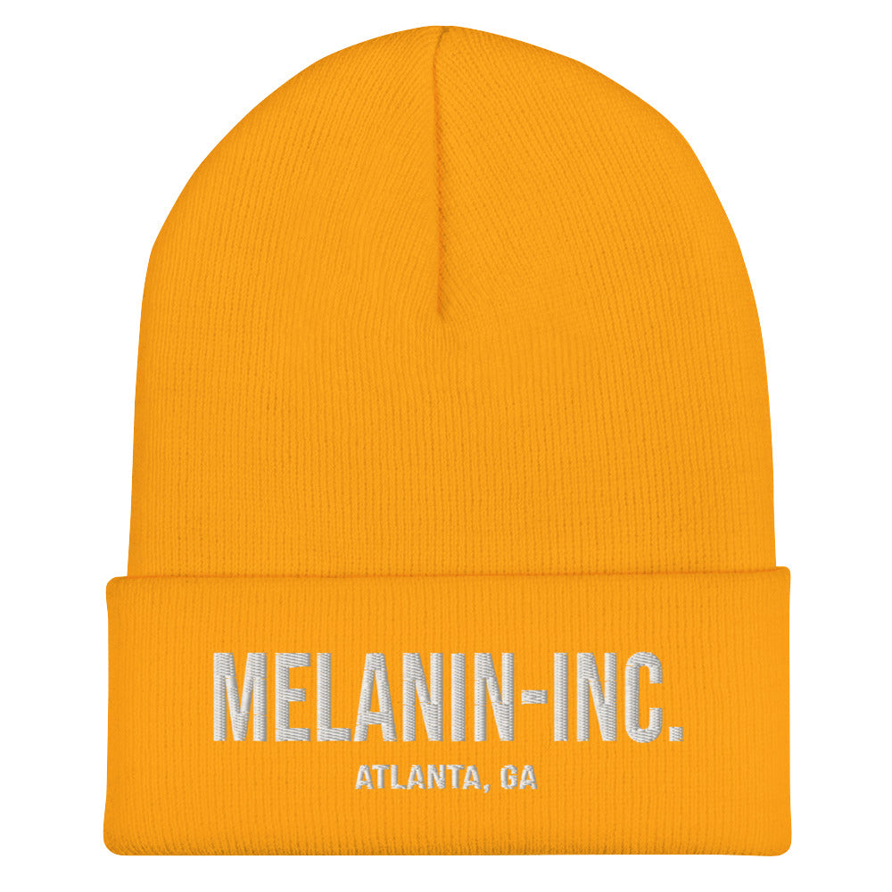 Melanin-inc. Atlanta, GA "The Basics" - Embroidered Cuffed Beanie