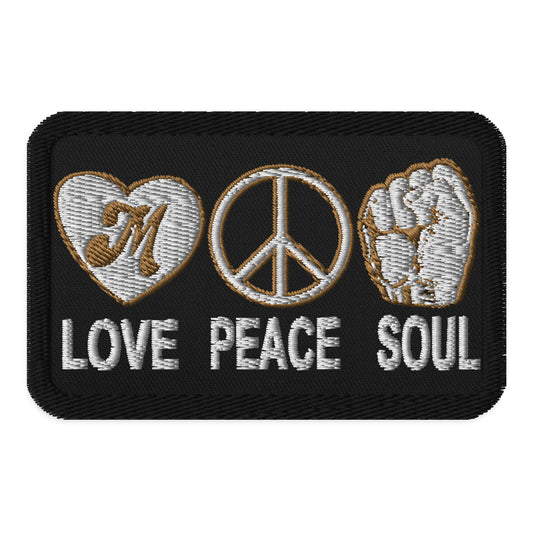 Embroidered Patch - LOVE PEACE & SOUL