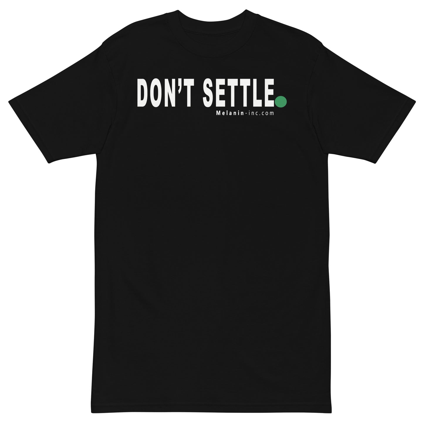 DON'T SETTLE Period! - (DTG) - Unisex Heavyweight Tee