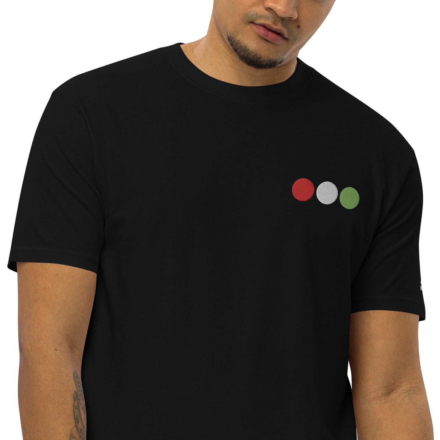 Melanin Culture Love (Embroidered front/DTG back) - Unisex premium heavyweight tee