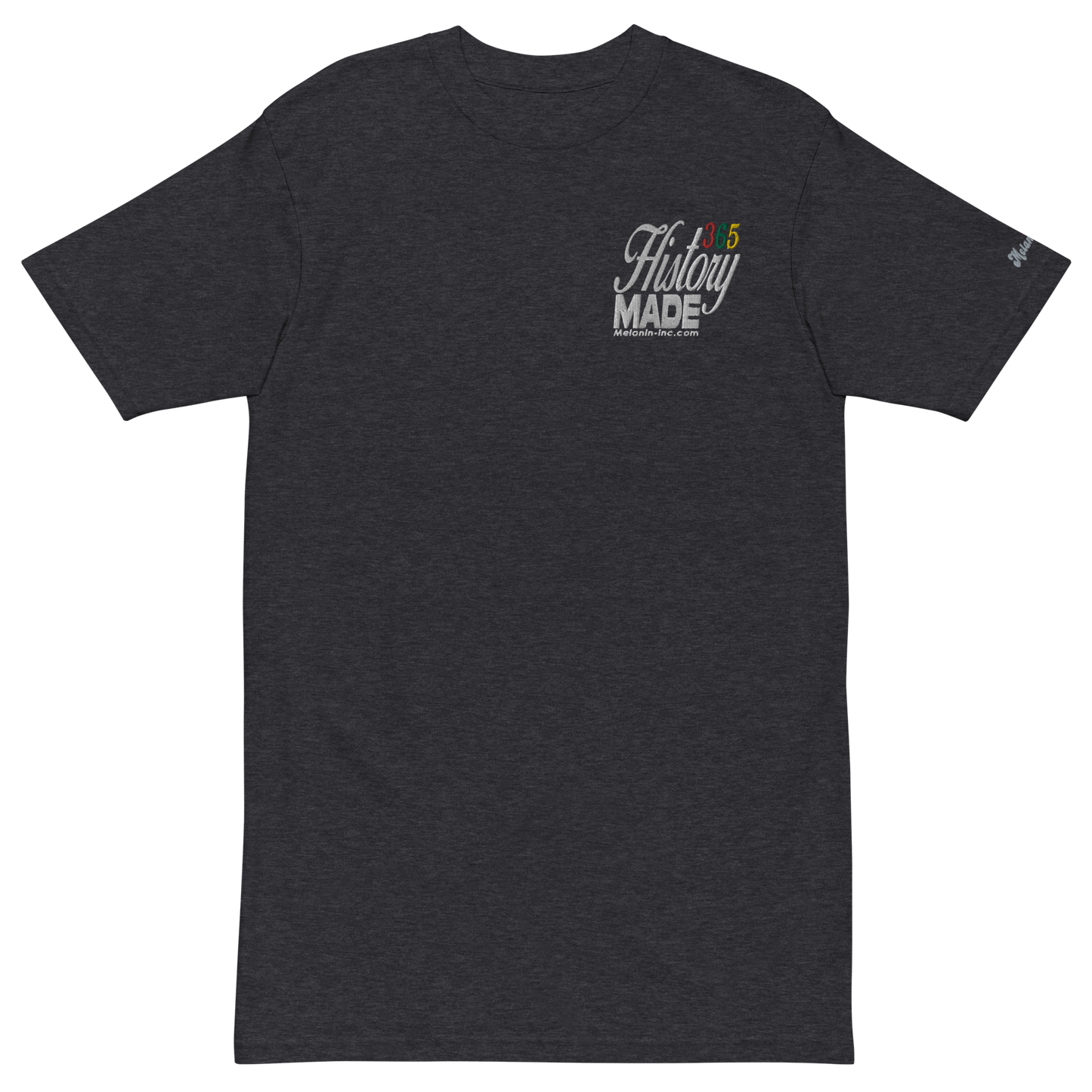 History Made 365 (Embroidered - front only) Unisex Heavyweight Tee