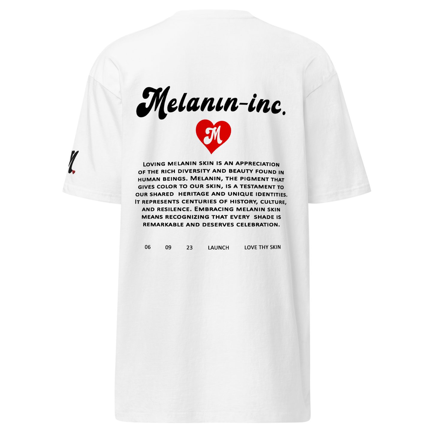 "The Message" Tee (White) - Melanin-inc.