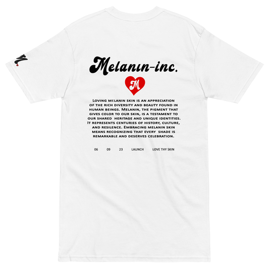 "The Message" Tee (White) - Melanin-inc.