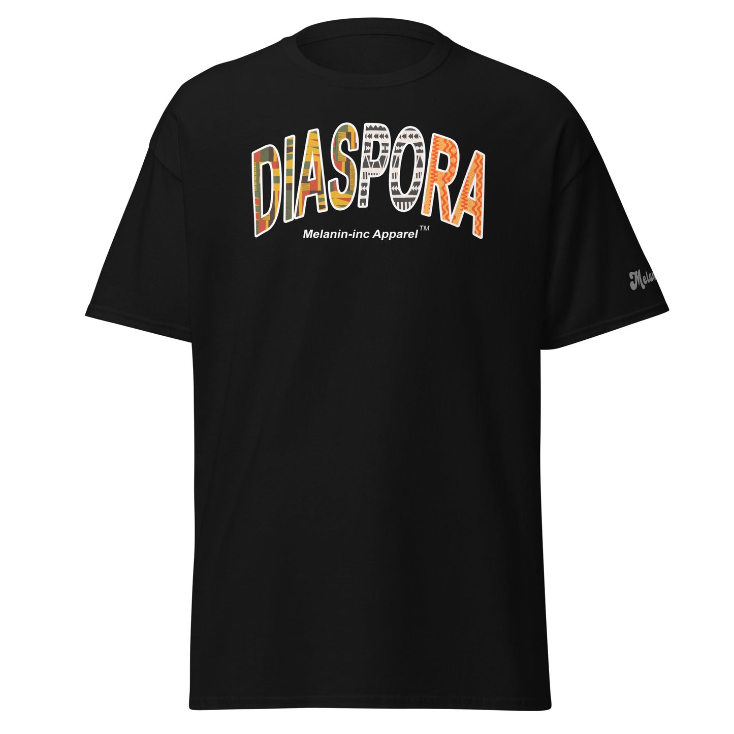 DIASPORA Black T-Shirt (front only) - DTG Unisex Heavyweight Tee