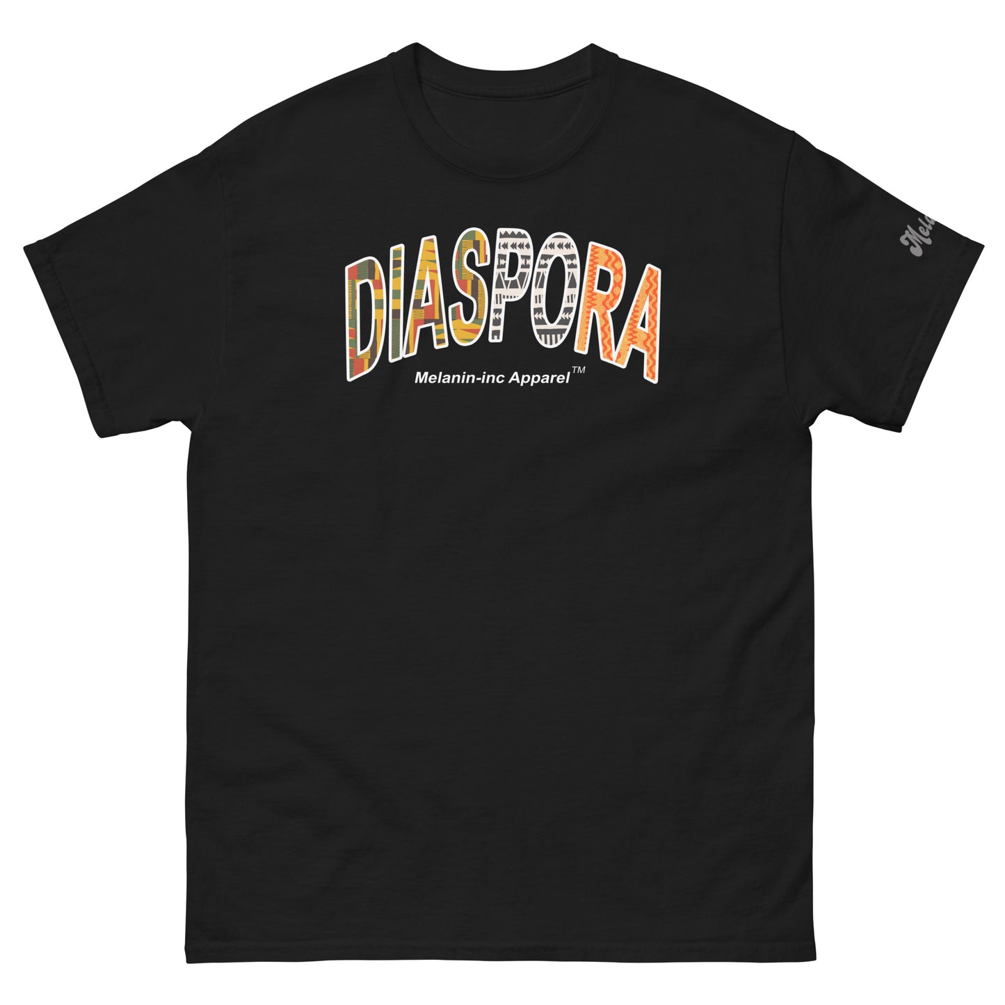 DIASPORA Black T-Shirt (front only) - DTG Unisex Heavyweight Tee