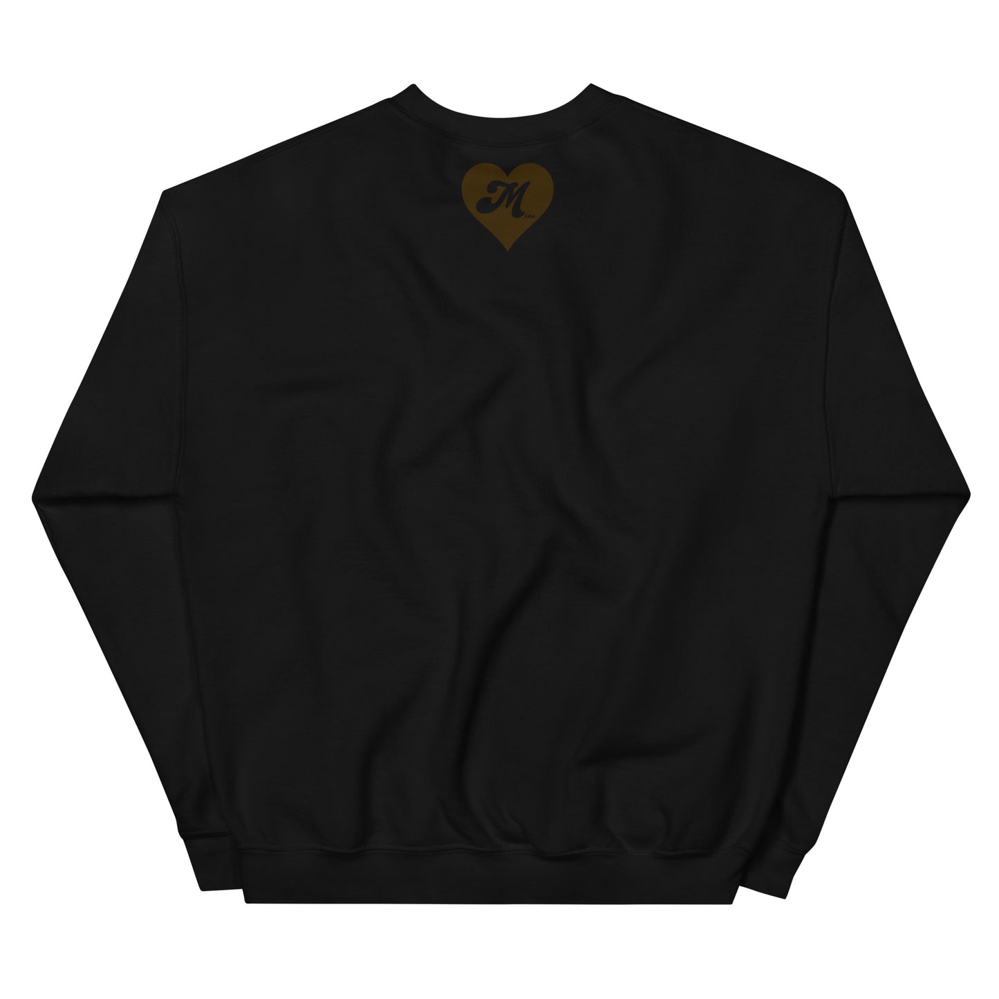 MELANIN - (DTG) Dark Chocolate University Letters - Unisex Crewneck Sweatshirt