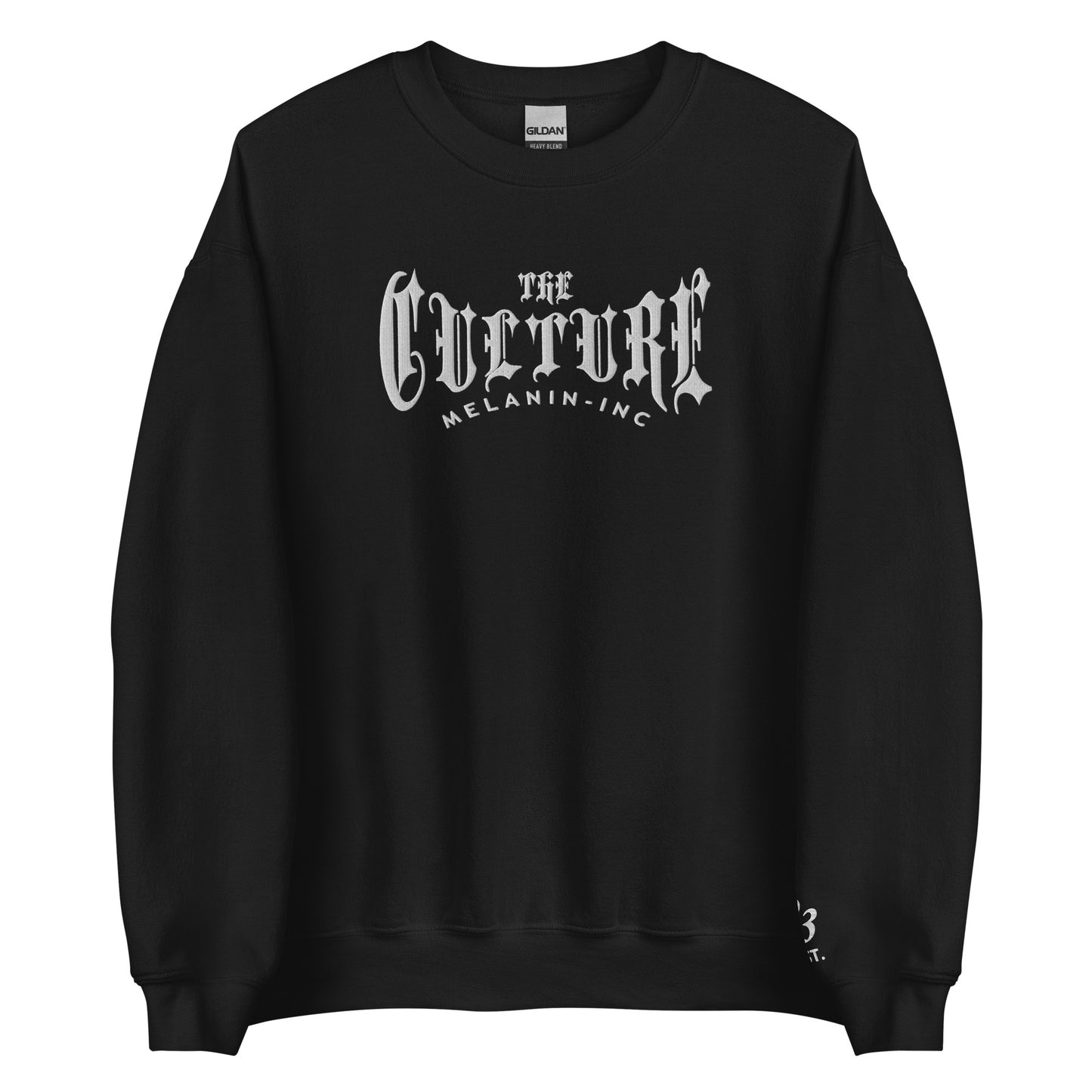 THE CULTURE - (Embroidered front) Unisex Crew Sweatshirt