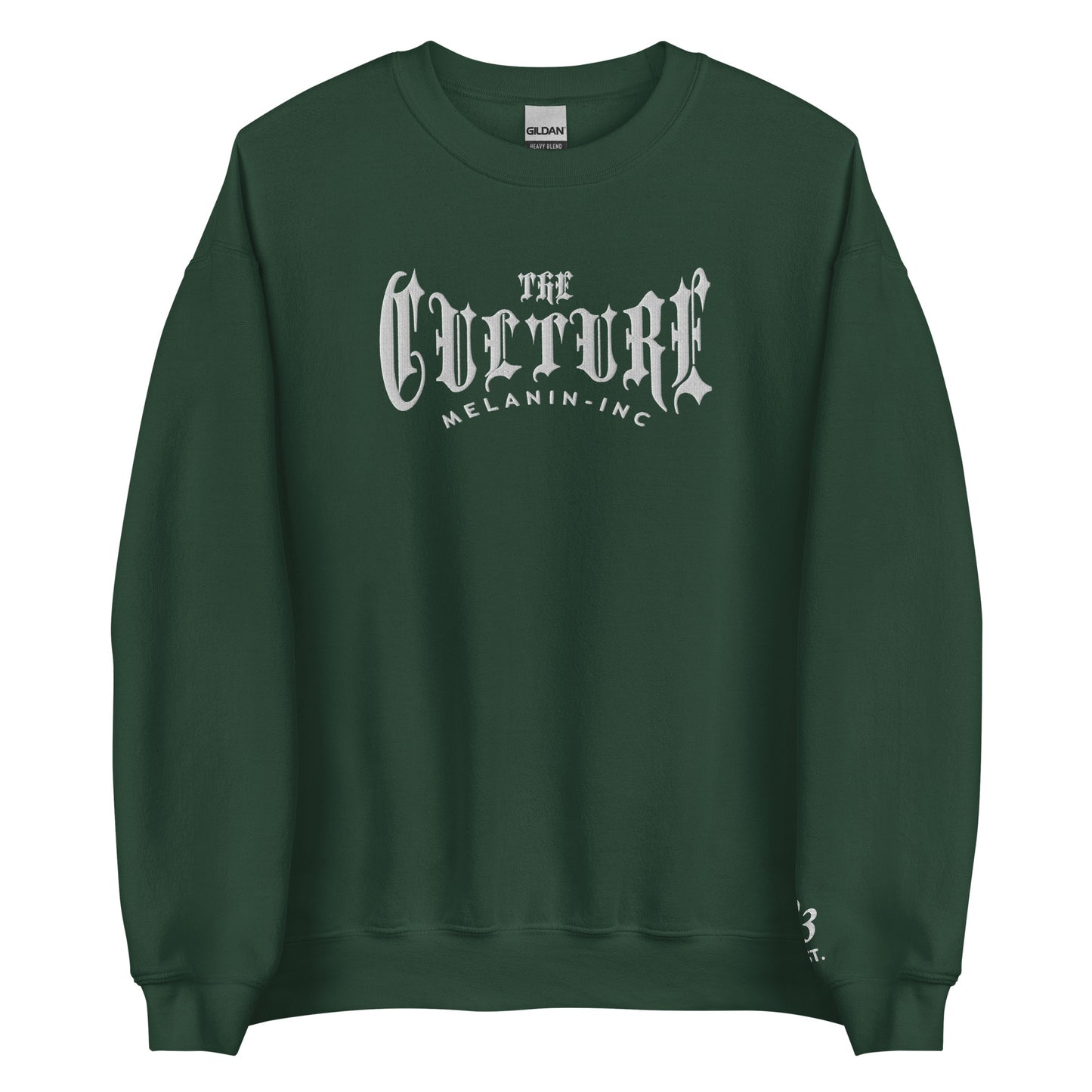 THE CULTURE - (Embroidered front) Unisex Crew Sweatshirt