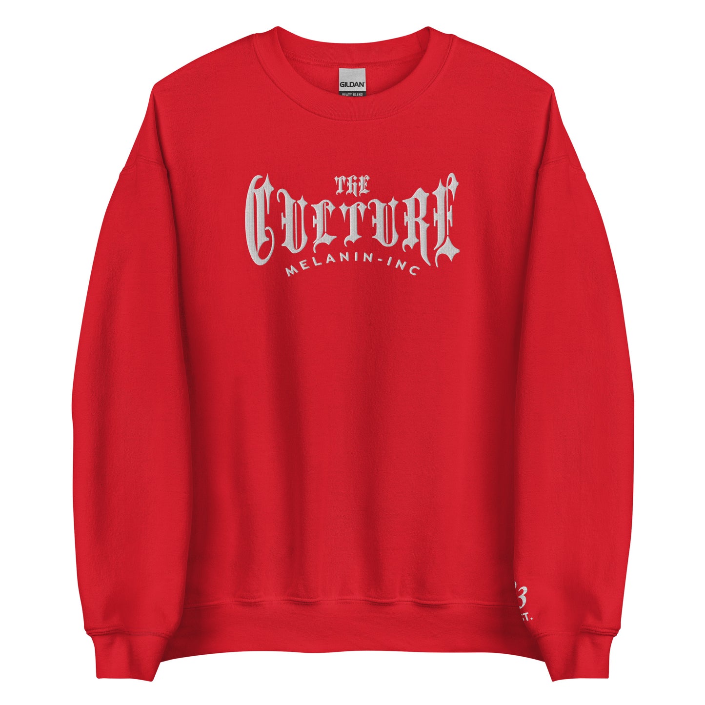 THE CULTURE - (Embroidered front) Unisex Crew Sweatshirt