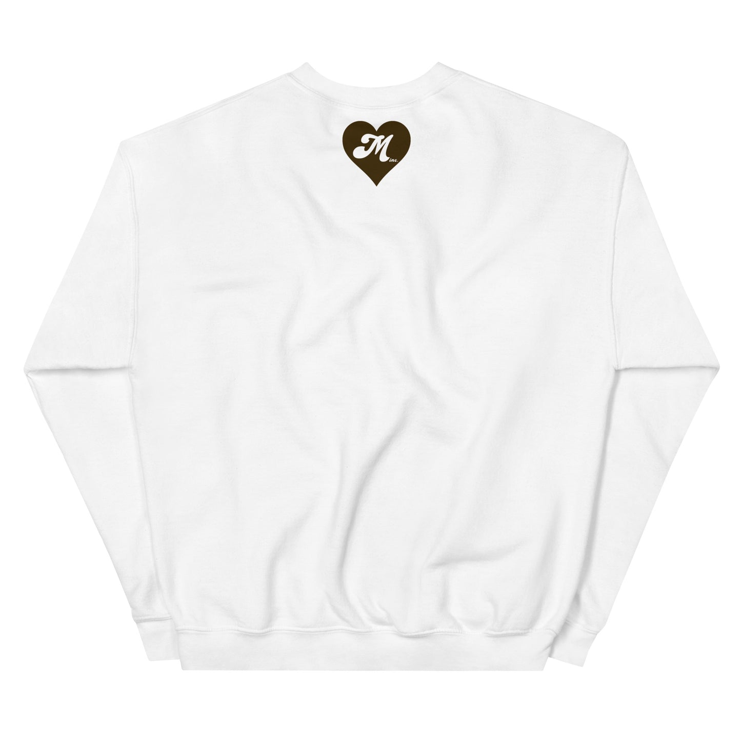 MELANIN - (DTG) Dark Chocolate University Letters - Unisex Crewneck Sweatshirt