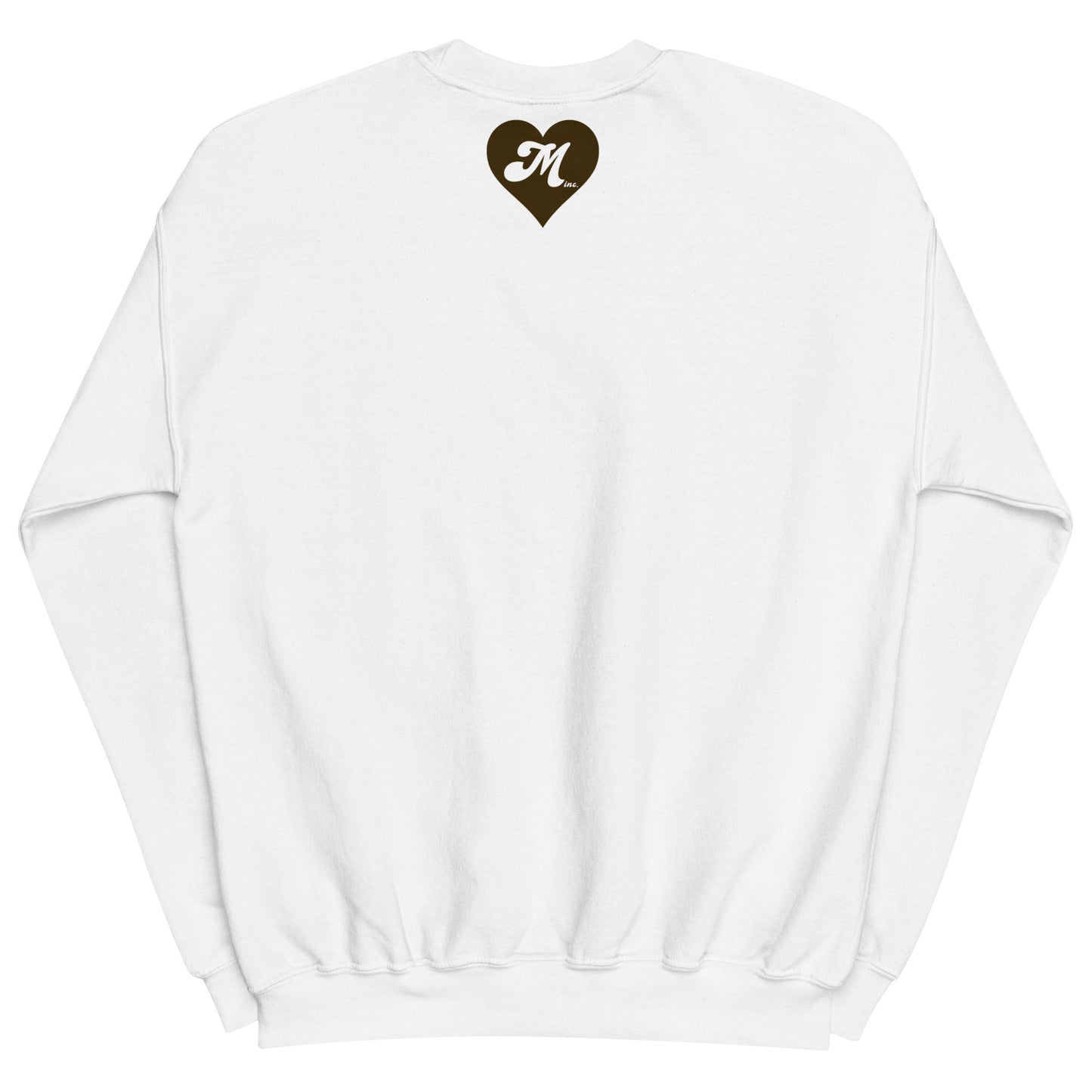 MELANIN - DTG (Dark Brown) University Letters - Unisex Crewneck Sweatshirt