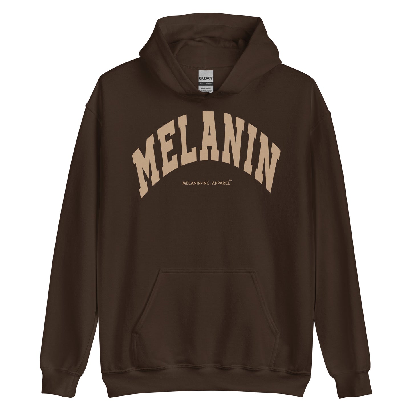 MELANIN - University Letters - DTG Unisex Hoodie