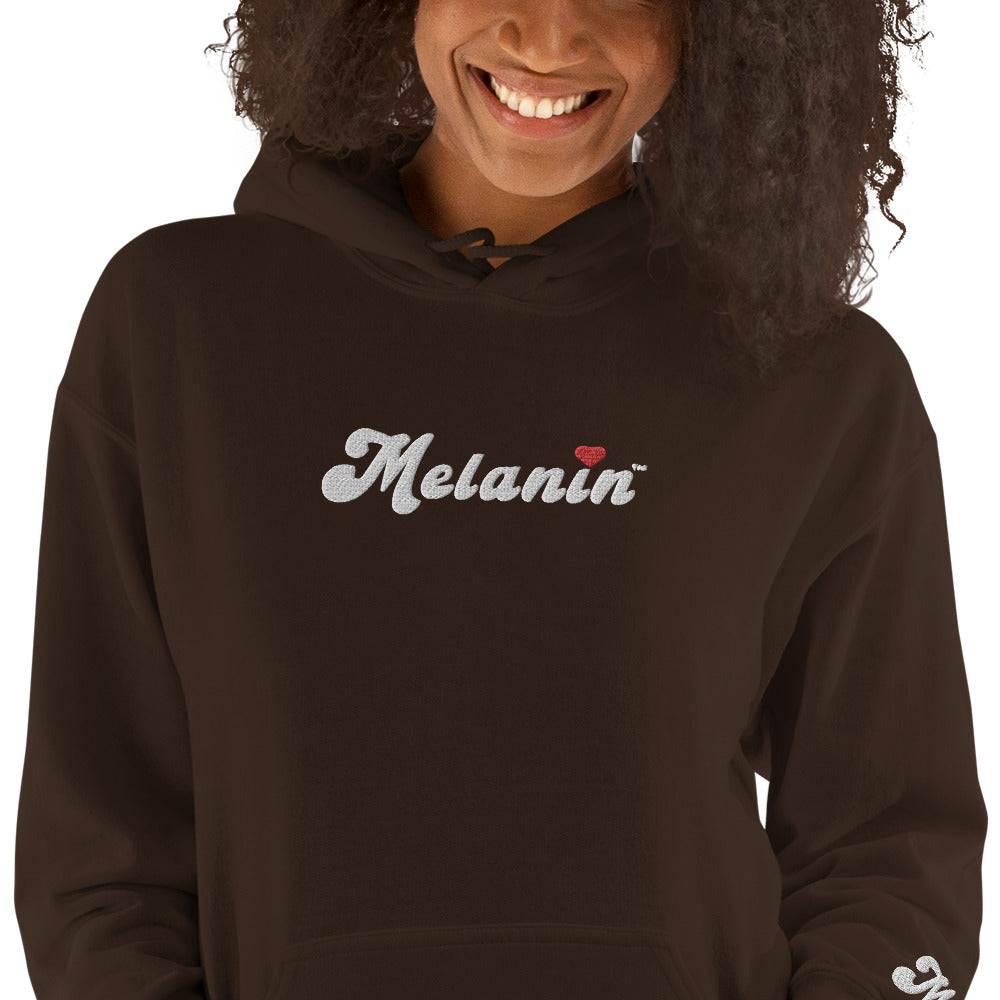 Melanin "Embroidered" Brand Unisex Hoodie