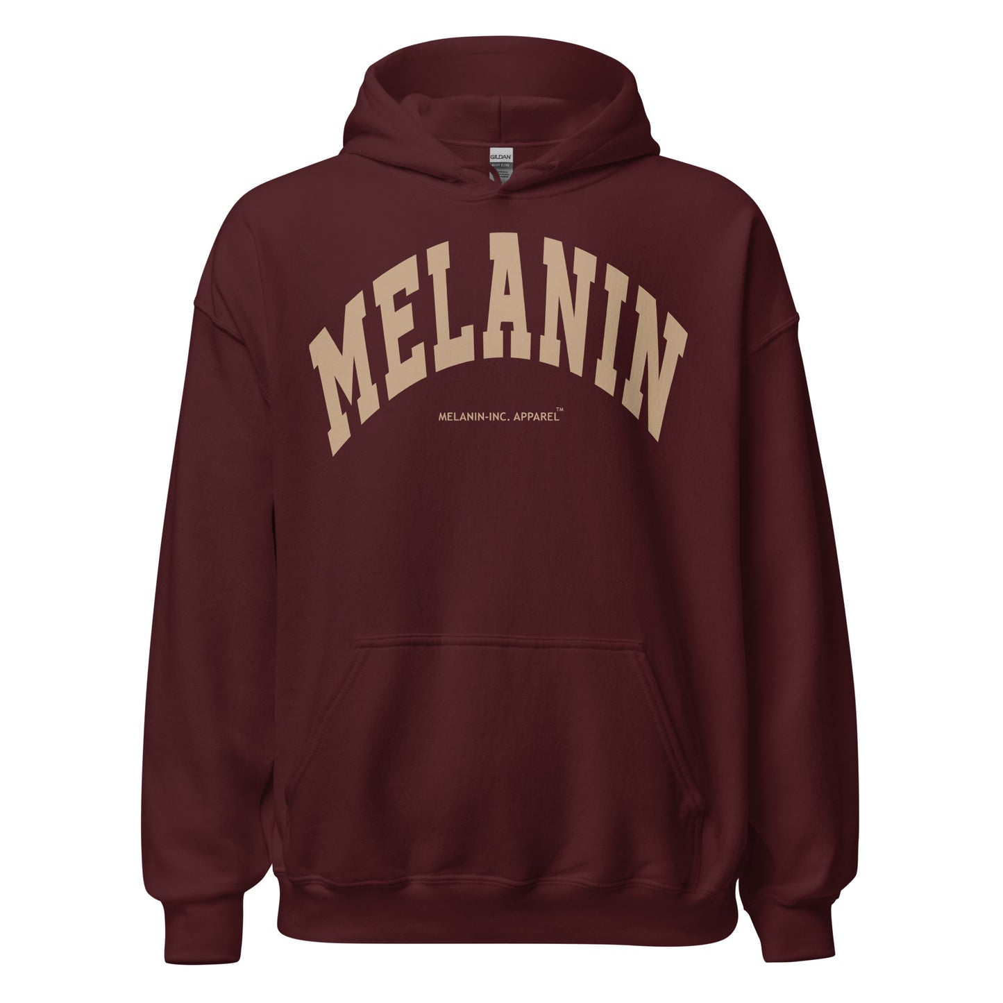 MELANIN - University Letters - DTG Unisex Hoodie