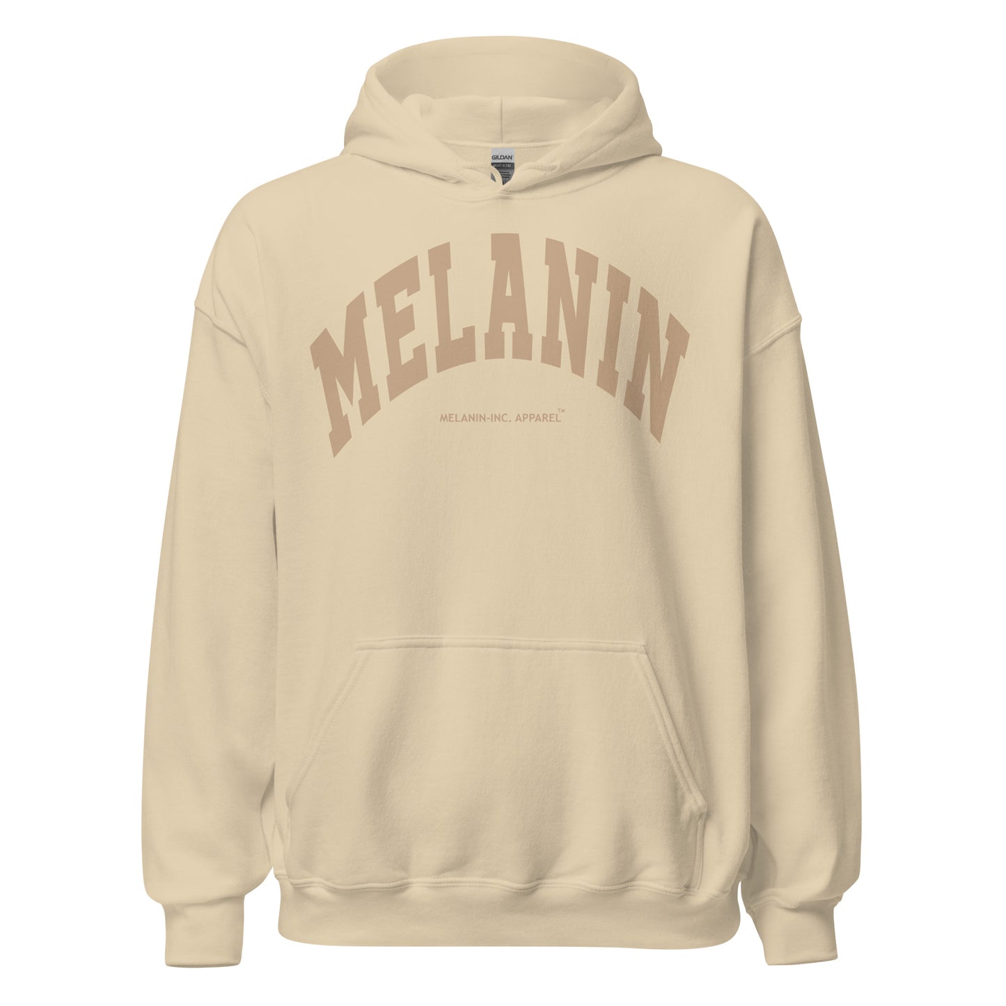 MELANIN - University Letters - DTG Unisex Hoodie