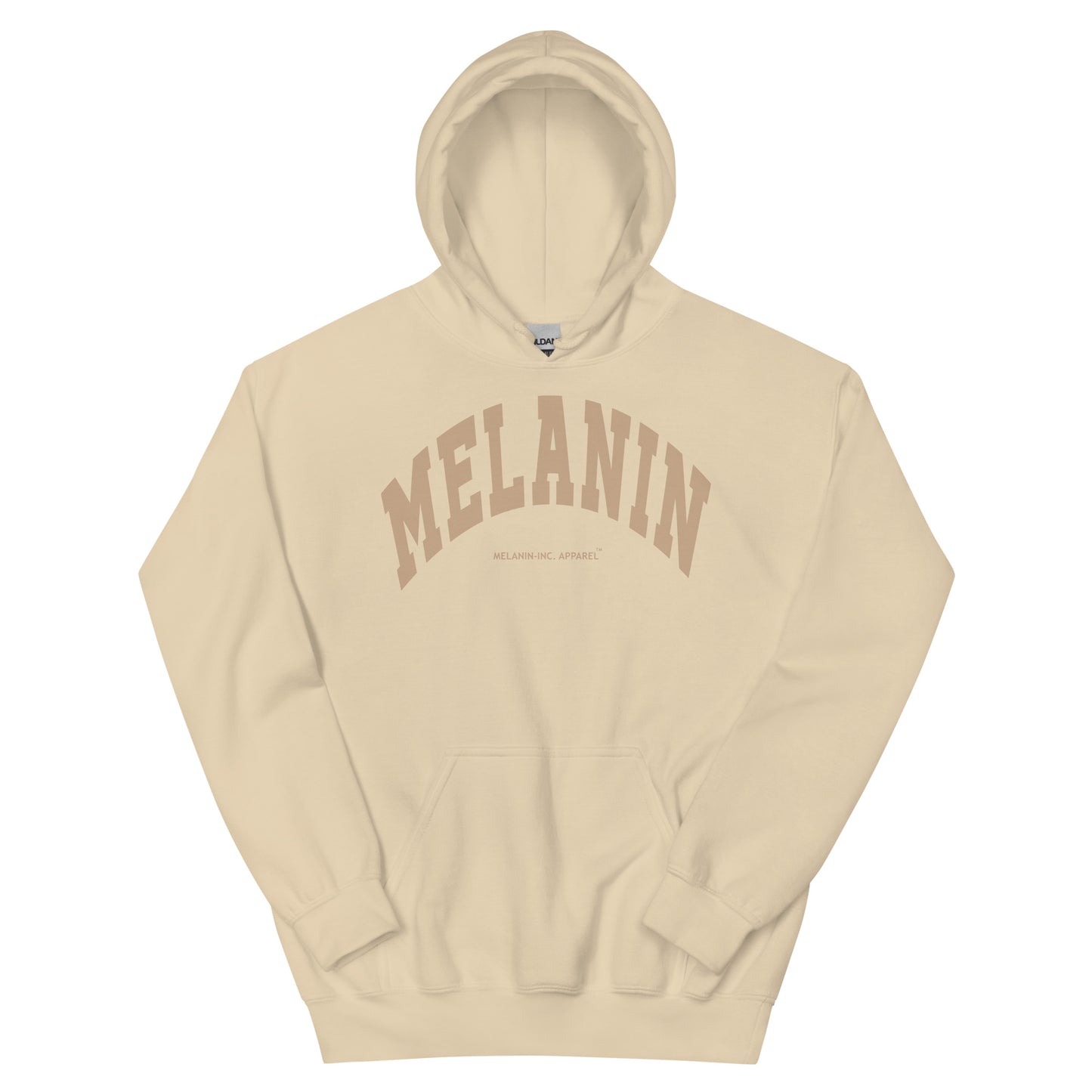 MELANIN - University Letters - DTG Unisex Hoodie