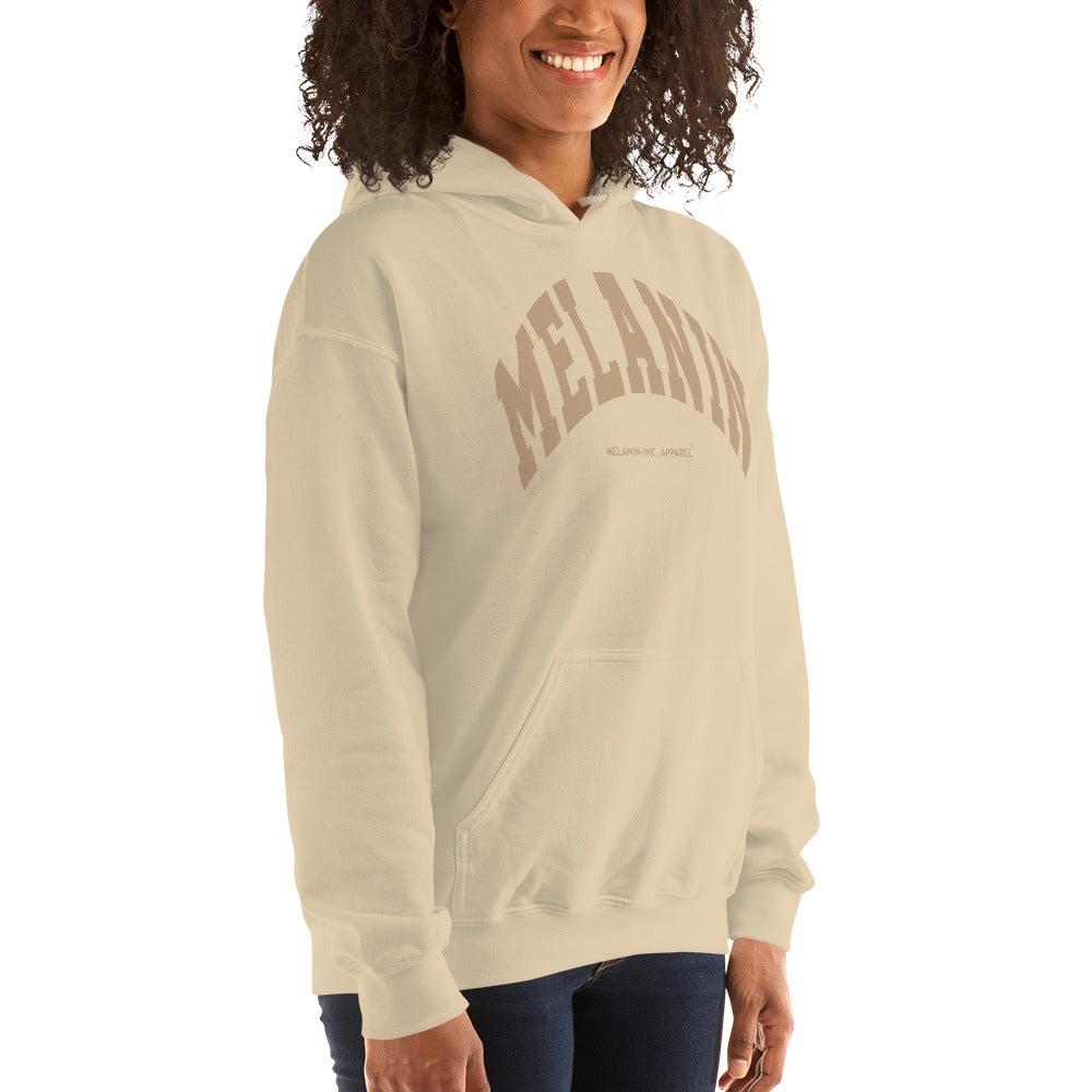 MELANIN - University Letters - DTG Unisex Hoodie