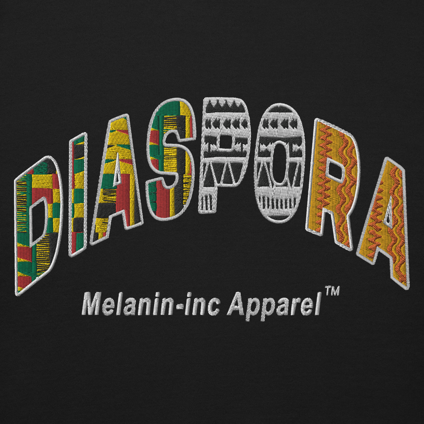 DIASPORA (front only)  - Embroidered Unisex Premium Crewneck Sweatshirt